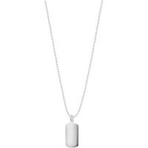 Argento Silver Kids Tag Necklace – 35cm