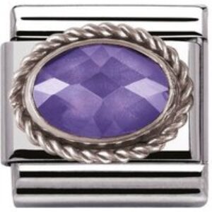 Nomination Red Cubic Zirconia Attraction