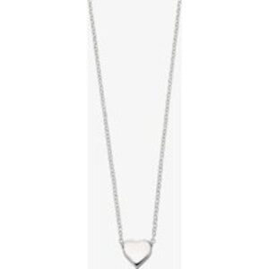 Sterling  Silver Simple Small Center Necklace N3545