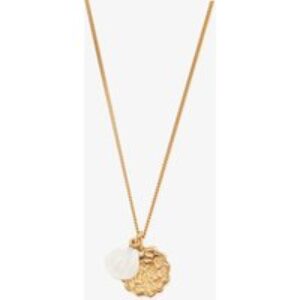 ChloBo Treasures Of Bali Dreamers Paradise 18ct Yellow Gold Plated Shell Pendant Necklace GNCC35353541