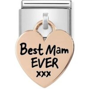 Nomination Rose Gold Very best Mam Ever Middle Allure