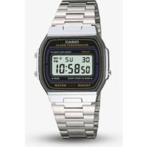 Casio Antique Silver & Black Virtual Show Watch A164WA-1VES