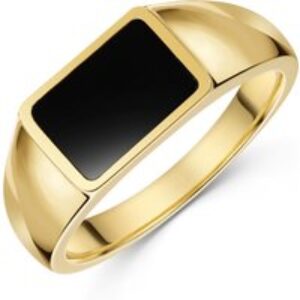 9ct Yellow Gold Gents Signet Ring