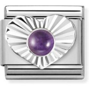 Nomination Silver Amethyst Middle Appeal