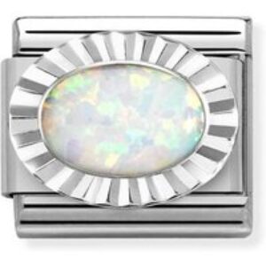 Nomination Silver White Opal Allure