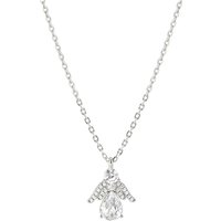 Nomination Silver White Crystal Angel Pendant Necklace - Image 2