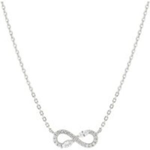 Nomination Silver White Crystal Infinity Necklace