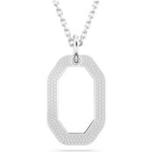 Swarovski Dextera Silver Octagon Necklace – 49.5cm