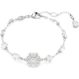 Swarovski Idyllia Rhodium Plated Blended Cuts Snowflake Bracelet