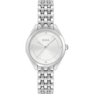 Boss Mae Crystal Silver Watch