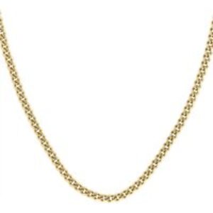 Boss Gold Curb Chain Necklace