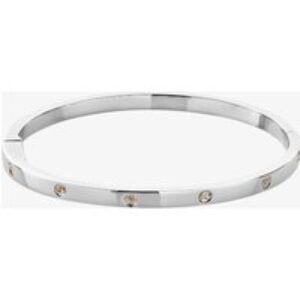 Clogau Ladies Insignia Sterling Silver Slim Bangle 3SINS852