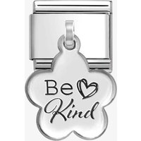Nomination Stainless Steel & Silver Be Kind Flower Pendant Charm 331811/12 - Image 2
