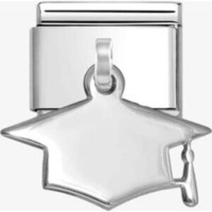 Nomination Stainless Steel & Silver Plain Graduation Hat Pendant Charm 331801/11