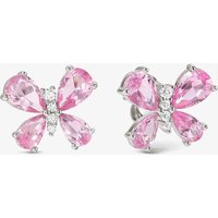 Nomination Shine Me Up Silver Multi Cut Pink Cubic Zirconia Butterfly Stud Earrings 241903/007 - Image 2