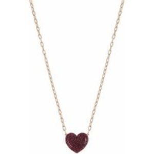 Nomination Rose Gold & Crimson Crystal Center Easychic Necklace – 46cm