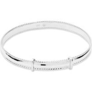 Argento Silver Extendable Child Bangle – Silver