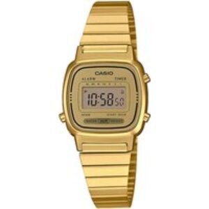 Casio Antique LA670WEGA-9EF Gold Stainless Metal Bracelet Virtual Watch