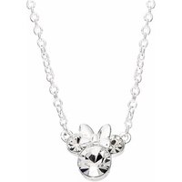 Disney Silver Crystal Minnie Mouse Necklace - Silver - Image 2