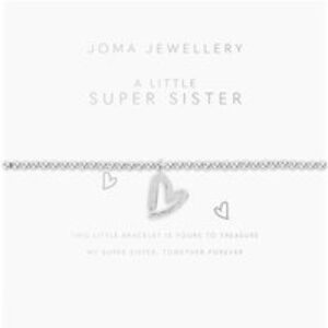 Joma A Little Super Sister Heart Childrens Bracelet – Adjustable