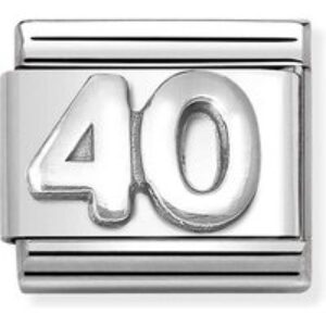 Nomination Oxidised Special Birthday Charm – 40