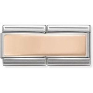 Nomination Rose Gold Engravable Double Plate Appeal