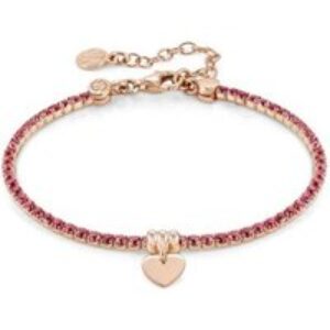 Nomination Rose Gold Elegant Pink Crystal Middle Bracelet