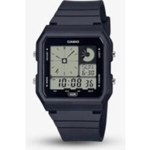 Casio Black Resin Duo Show Sq. Dial Watch LF-20W-1AEF