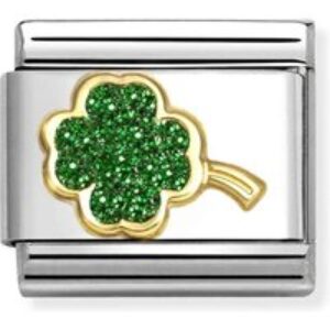 Nomination Inexperienced 4-Leaf Clover Appeal