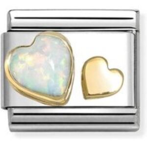 Nomination White Opal Middle Allure