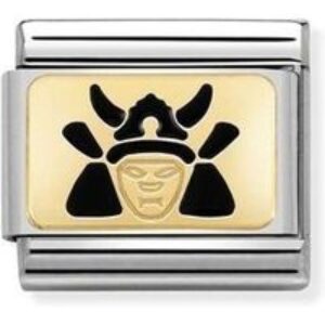 Nomination Gold Samurai Charm