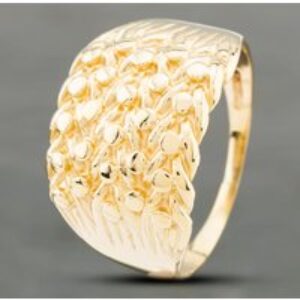 Pre-Owned 9ct Yellow Gold 5 Row Keeper Ring 41341502