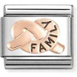 Nomination Rose Gold Circle of relatives Knot Attraction