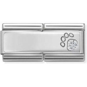 Nomination Silver shine Double Paw Print Appeal