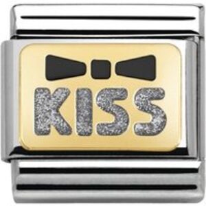 Nomination Glitter Nights Black & Silver Kiss Allure