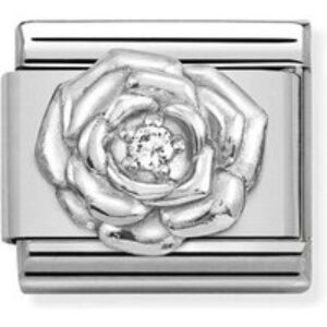 Nomination Silver Crystal Rose Attraction