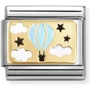 Nomination Hot Air Balloon Blue Charm