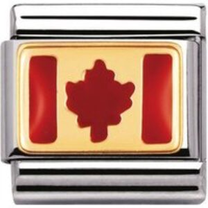 Nomination Canada Flag Attraction – Stainless Metal