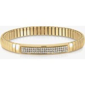 Nomination Extension Gold White Crystal Adjustable Bracelet 043212/010