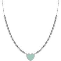 Nomination Emosfere Green Heart Beaded Stainless Steel Necklace - Image 2