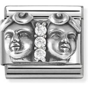 Nomination Crystal Gemini Twins Charm