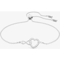 Swarovski Infinity Middle White Crystal Toggle Bracelet 5524421 M - Image 2