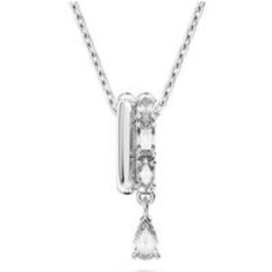 Swarovski Dextera Combined Cuts Rhodium Pendant Necklace – 38cm
