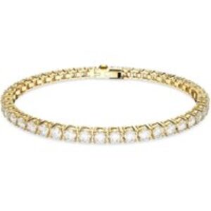 Swarovski Matrix Gold Spherical Tennis Bracelet – 16.5cm