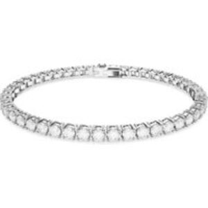 Swarovski Matrix Silver Spherical Tennis Bracelet – 16.5cm
