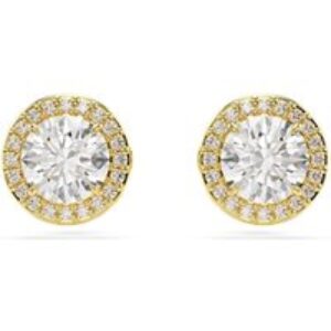 Swarovski Una Gold Spherical Lower Stud Earrings