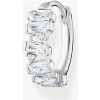 THOMAS SABO Sterling Silver White Cubic Zirconia Unmarried Hoop Earring CR665-051-14 - Image 2
