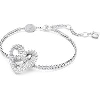 Swarovski Matrix Silver Heart Bracelet - 20cm - Image 2