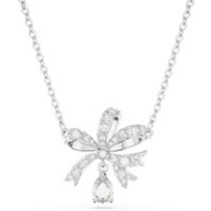 Swarovski Volta Silver Bow Necklace – 43cm