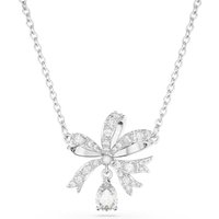 Swarovski Volta Silver Bow Necklace - 43cm - Image 2